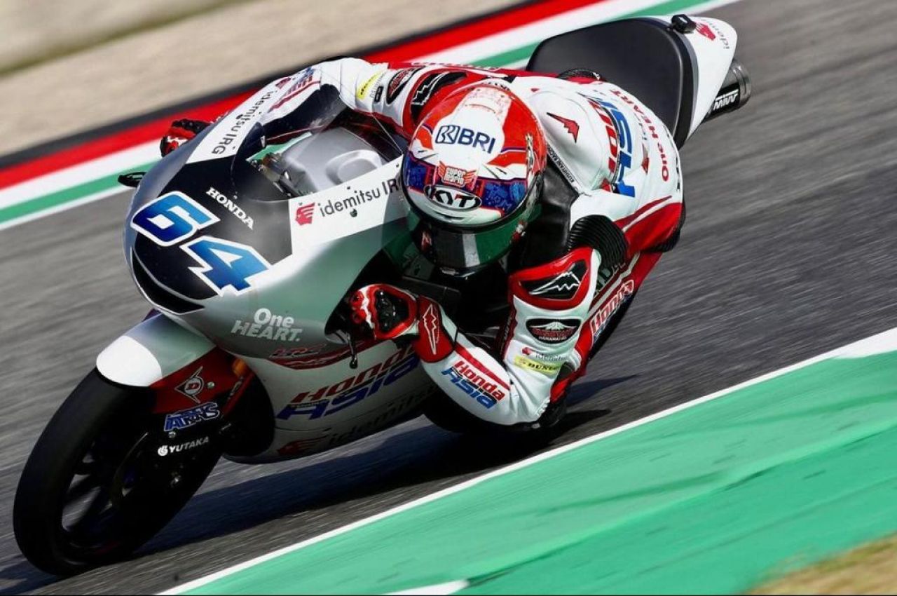 Mario Suryo Aji dalam Moto3 Italia