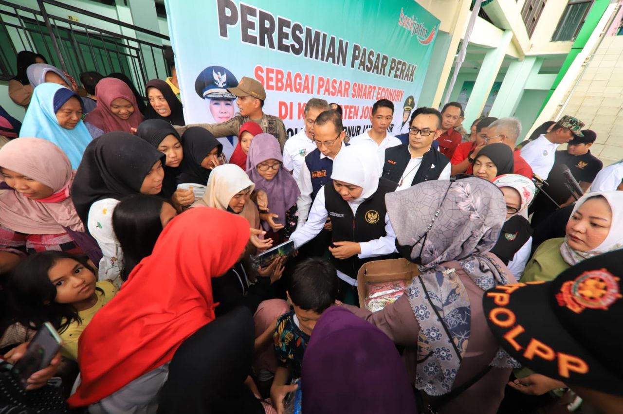 Peresmian Pasar Perak Jombang, Gunakan Sistem Pembayaran Elektronik Terintegrasi