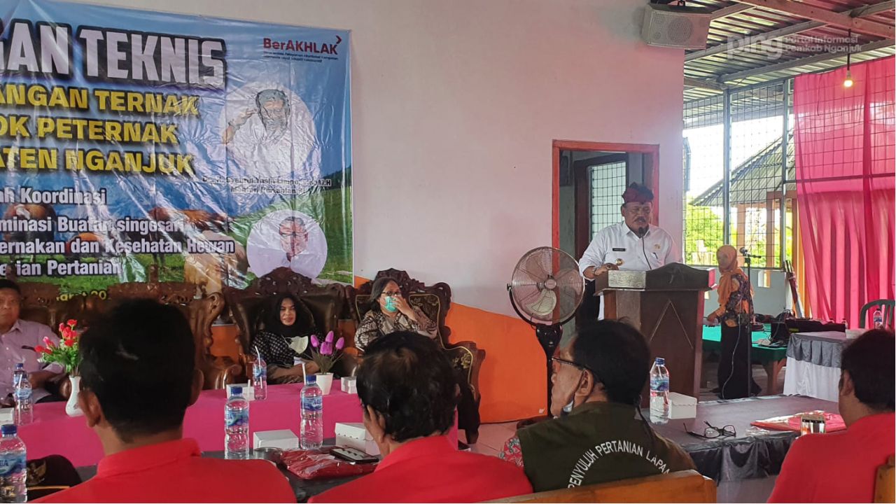 Wujudkan Nganjuk Kabupaten Ternak, Peternak Ikuti Bimtek Dari BBIB Singosari Malang