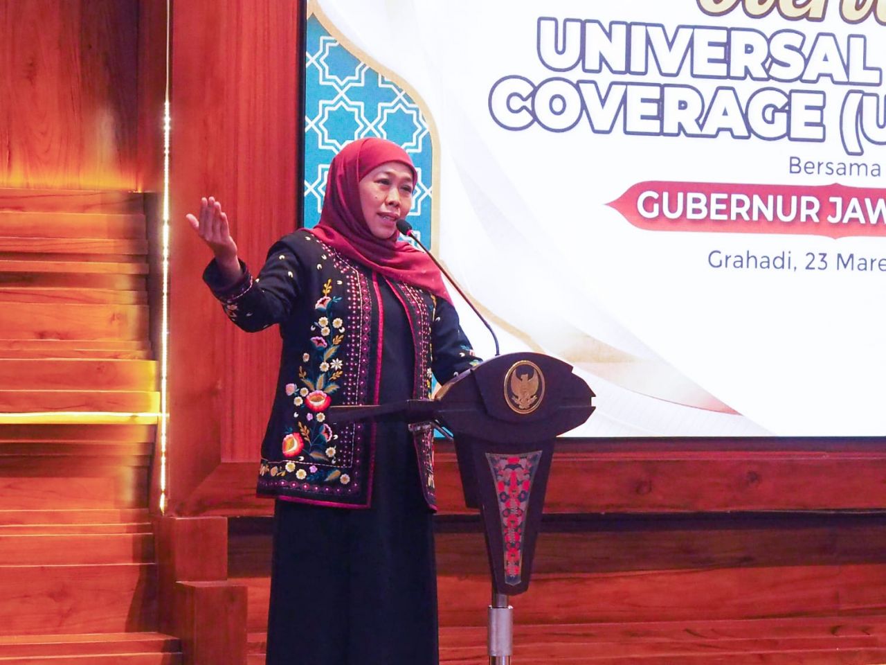 Baru 21 kabupaten/kota di Jatim yang Masuk UHC, Gubernur Gelar Rakor