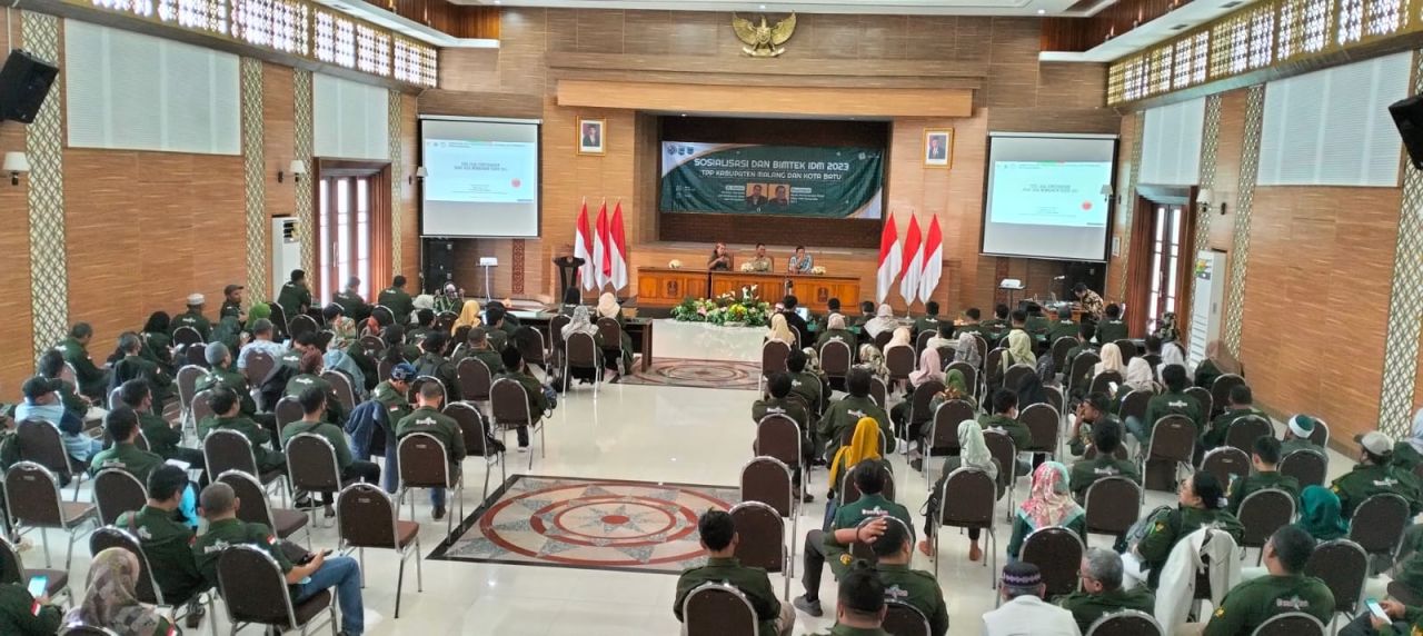 Sosialisasi Dan Bimtek  IDM 2023 bagi TPP Kabupaten Malang dan Kota Batu, Jumat (14/4/2023)