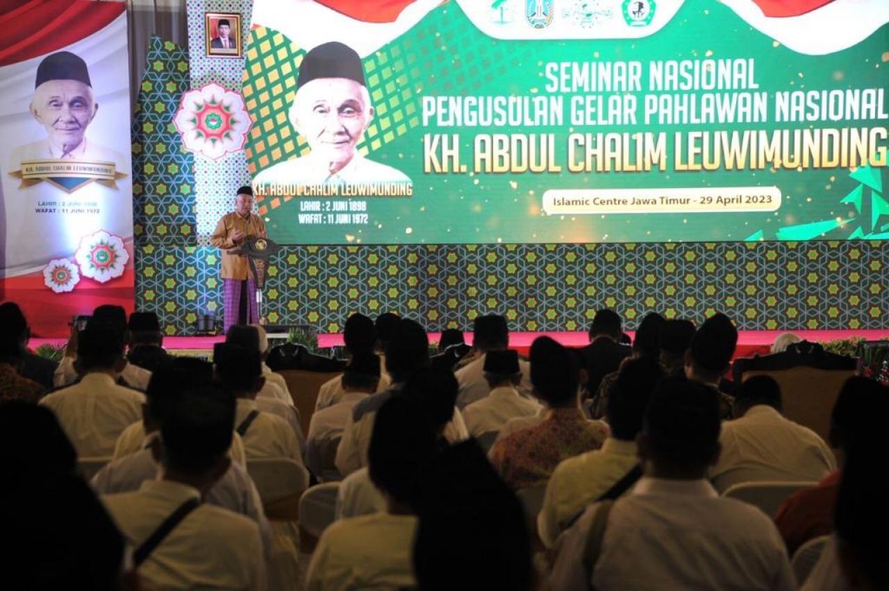 Jejak Perjuangan Ulama KH Abdul Chalim Leuwimunding Diulas di Surabaya