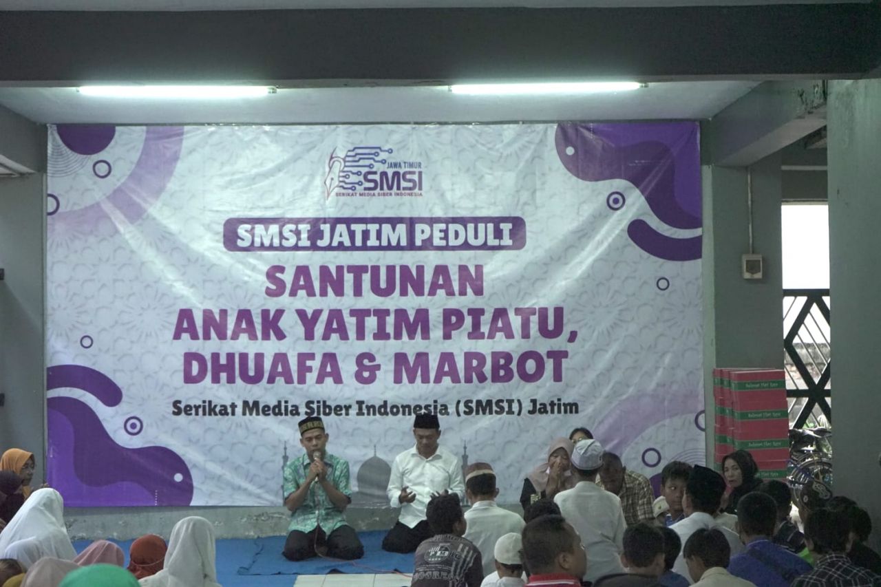 Jelang Idul Fitri, SMSI Jatim Beri Santunan Warga Rusunawa Tanah Merah Surabaya