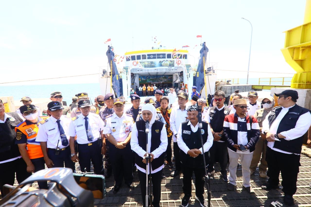 Ribuan Masyarakat Mudik Gratis ke Pulau Raas Kepulauan Madura Bersama Pemprov Jatim