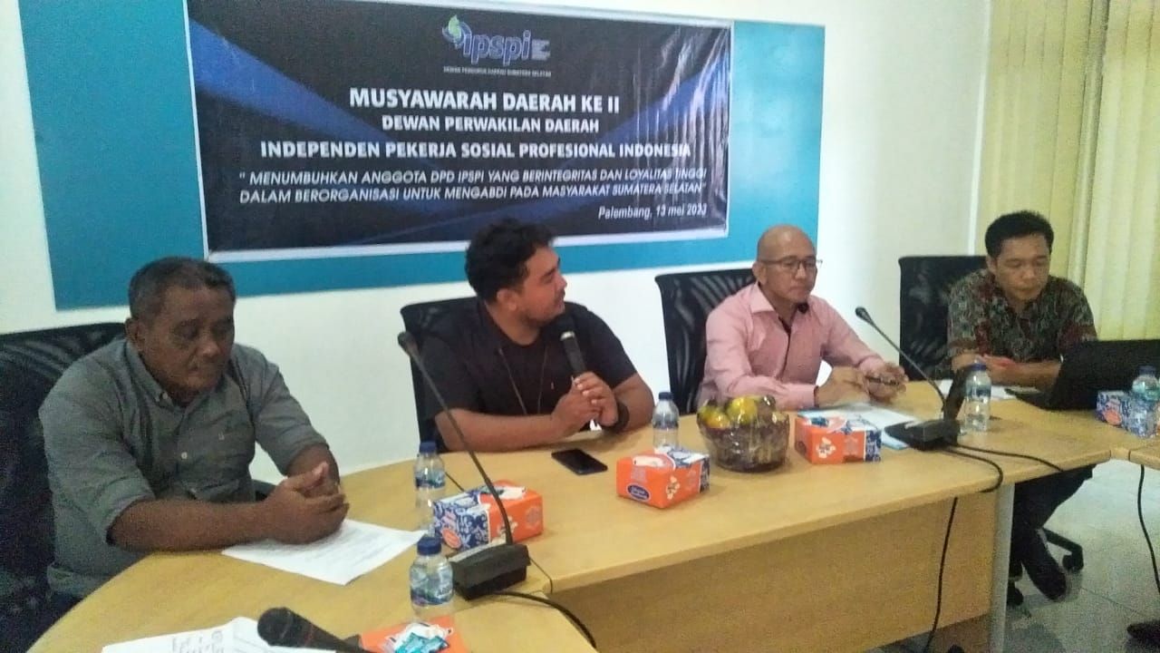 IPSPI Sumsel baru saja menggelar Musyawarah daerah di kota palembang, Jum’at (13/5/2023)