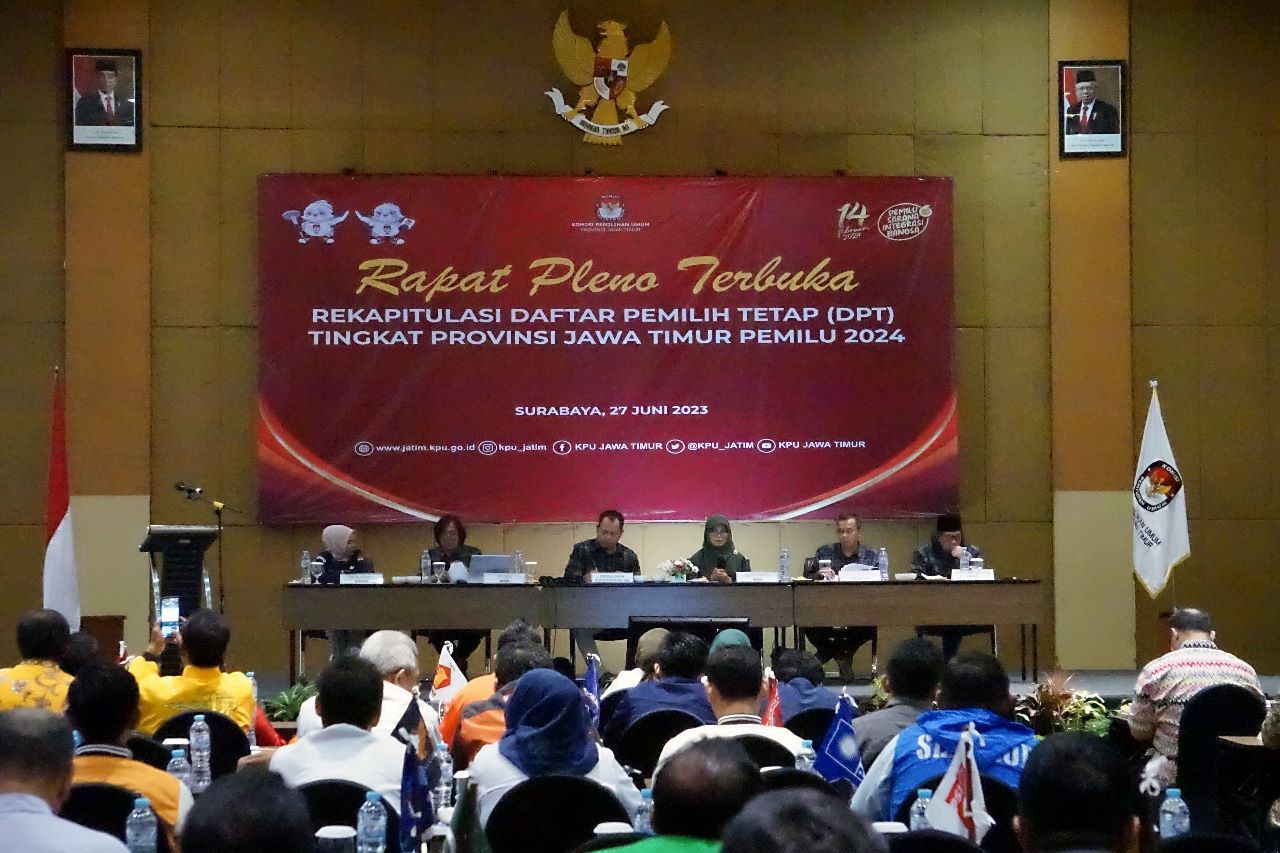 31.402.838 Warga Jawa Timur Masuk dalam DPT Pemilu 2024