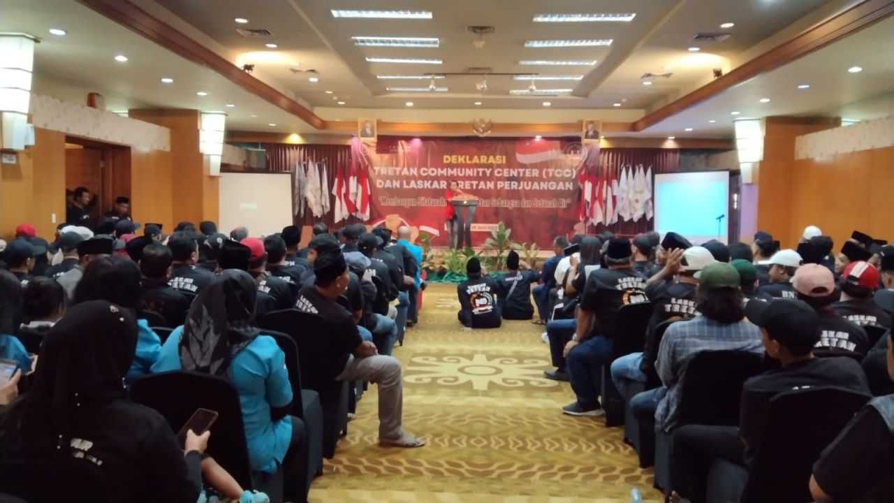 Foto deklarasi TCC di Hotel Bisanta Bidakara Jalan Tegalsari Surabaya