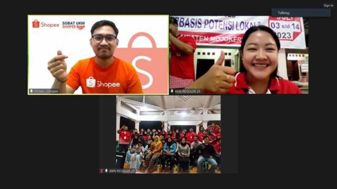 Datangkan Shopee, Ajak UMKM Desa Gedangan Manfaatkan Pemasaran Online