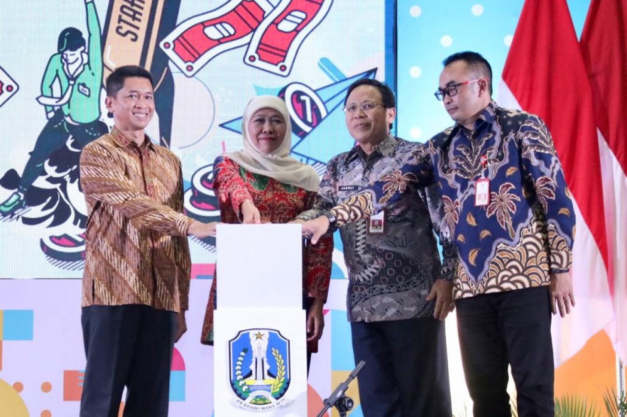 Pengungkit Tumbuhnya Ekonomi Kreatif,  Khofifah Resmikan 2000 StartUP Jatim