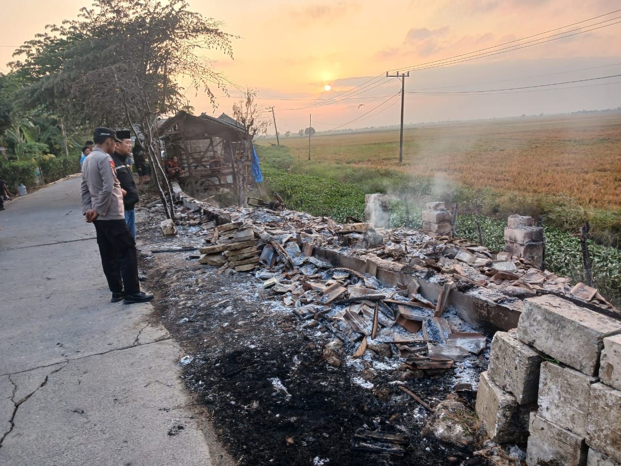 Sehari 2 Kebakaran terjadi Di Modo Dan Laren Lamongan, Kerugian Rp 70 Juta