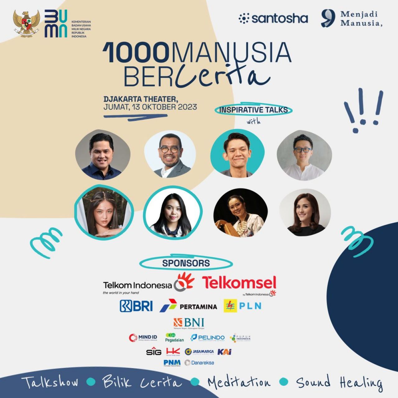 1.000 Manusia Berceritera Dukungan BNI