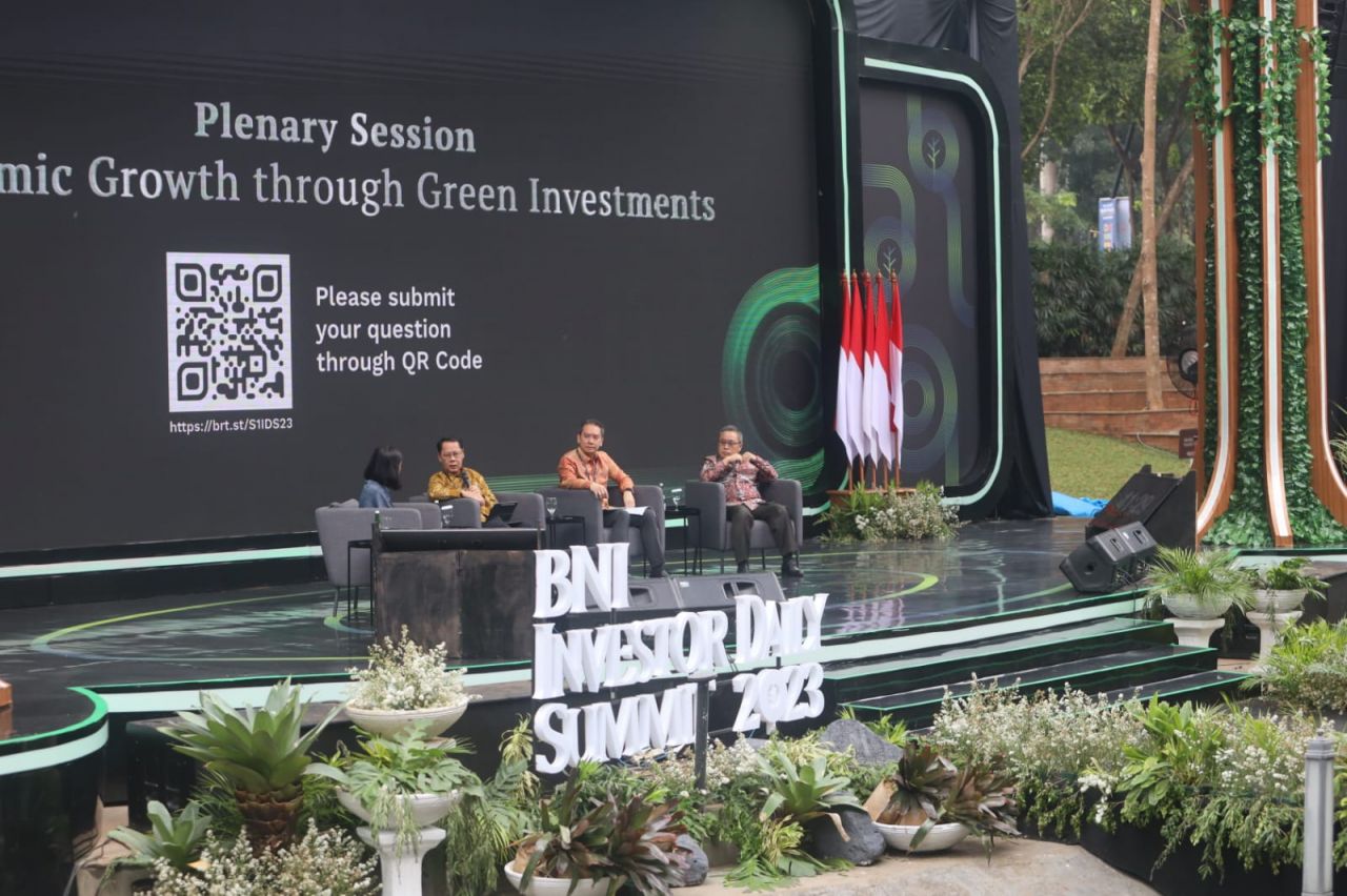 BNI Investor Daily yang digelar di Hutan Kota Pelataran, Senayan, Jakarta