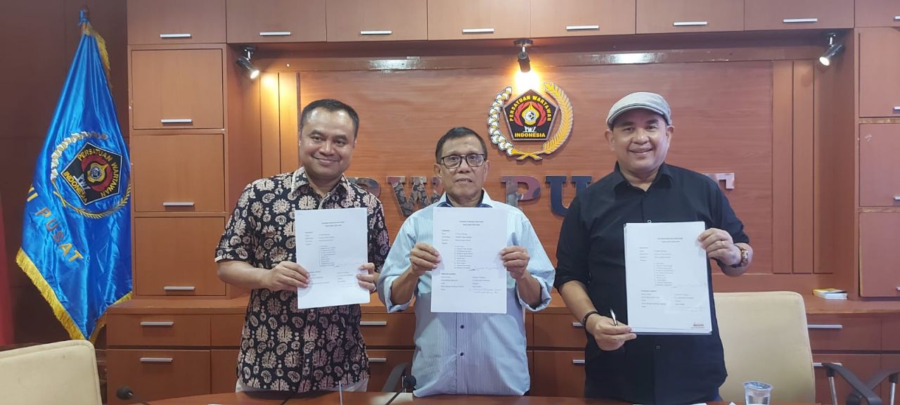 Hendry Ch Bangun umumkan Kepengurusan PWI Periode 2023-2028