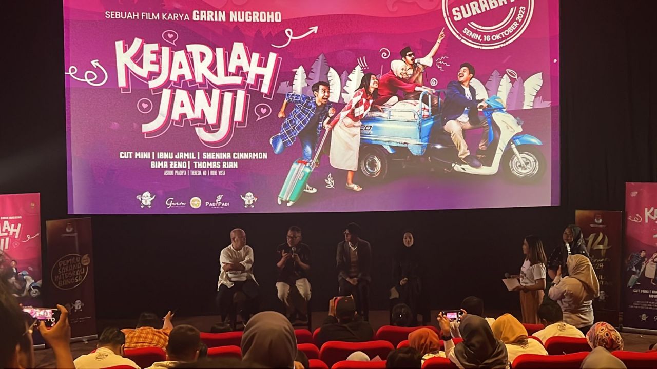 KPU Jatim Putar Perdana Film Kejarlah Janji di Ciputra World Surabaya