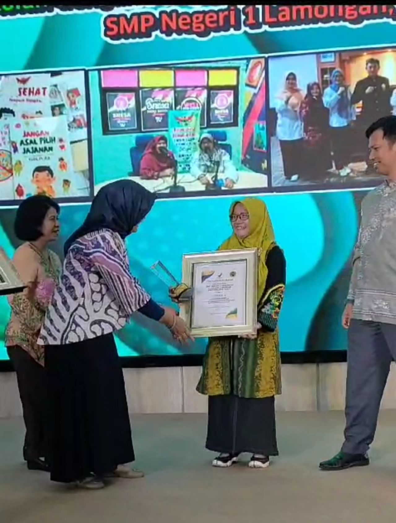 Wow, SMPN 1 Lamongan Raih Prestasi Membanggakan, Juara 1 Nasional Sekolah dengan PJAS Aman