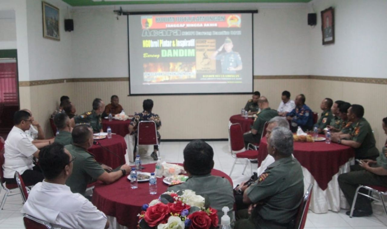 Bencana Alam Karhutla Jadi Perhatian Serius Kodim 0812 Lamongan