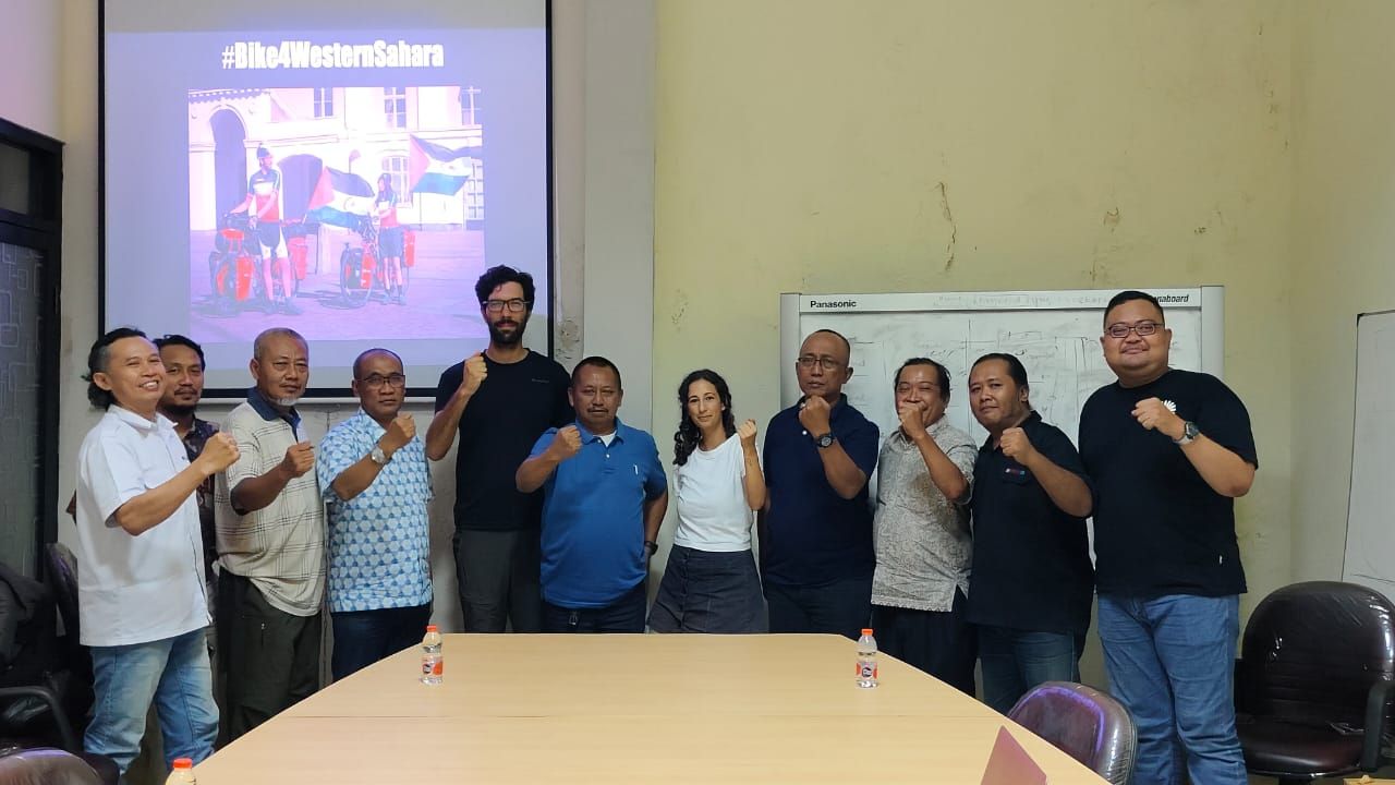 Diskusi Terkait Sahara Barat, Pengurus PWI Jatim Terima Kunjungan Solidarity Rising