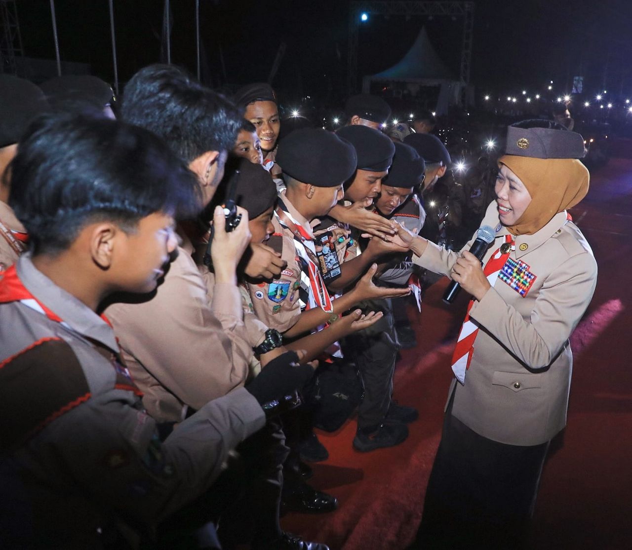 Khofifah Ajak Sukseskan Raimuna Pramuka di Pantai Prigi Trenggalek Sebagai Penguatan Generasi Unggul