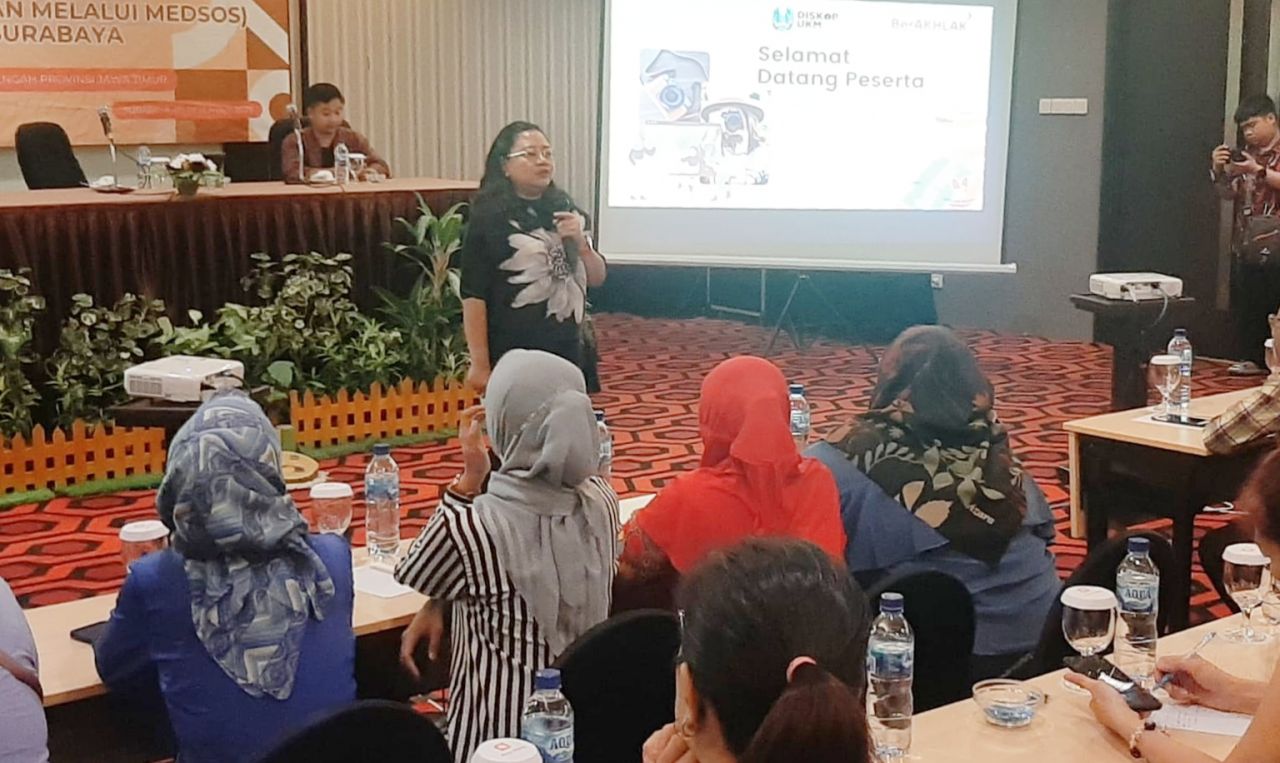 Gelar Pelatihan IT dan Medsos, Agatha Ajak Pengusaha Muda Go Digital