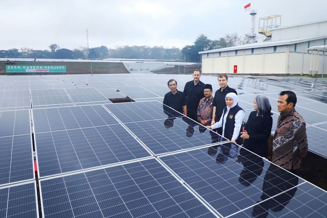 Khofifah Resmikan 10.550 panel surya PT. HM Sampoerna