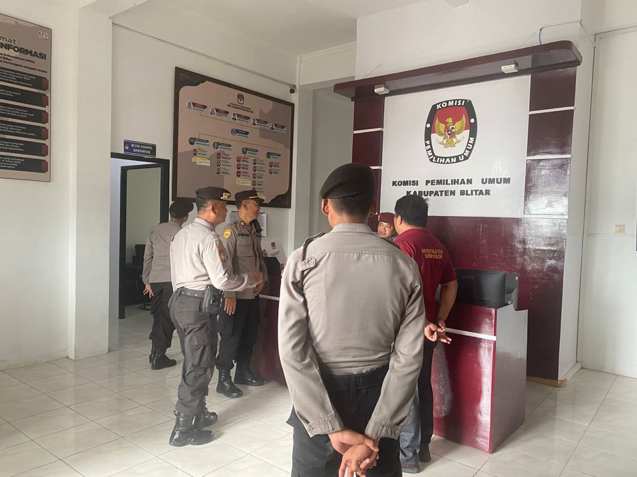 Ciptakan Situasi Aman Damai Jelang Pemilu, Polres Blitar Gelar Patroli