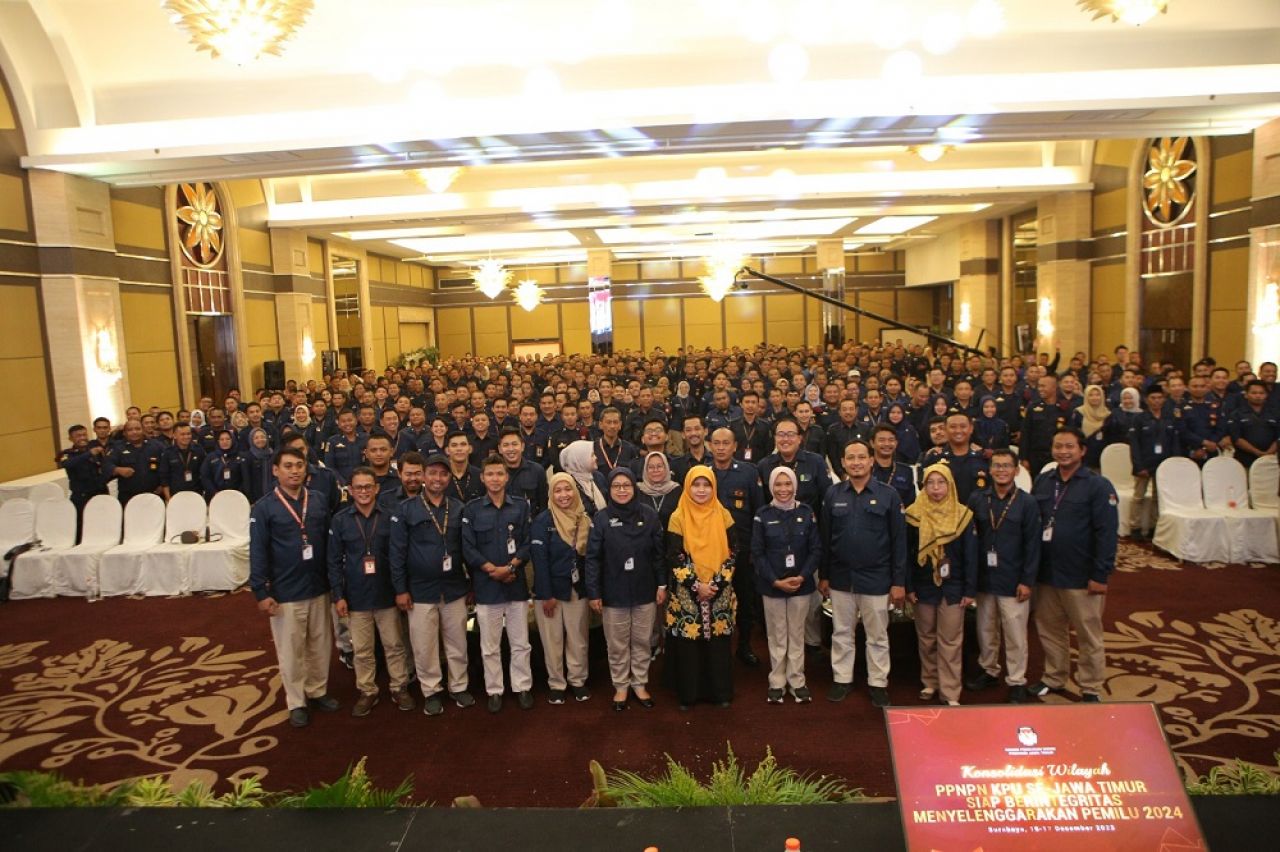 KPU Jatim Gelar Konsolidasi Wilayah Bagi ASN Dan PPNPN KPU se jawa Timur