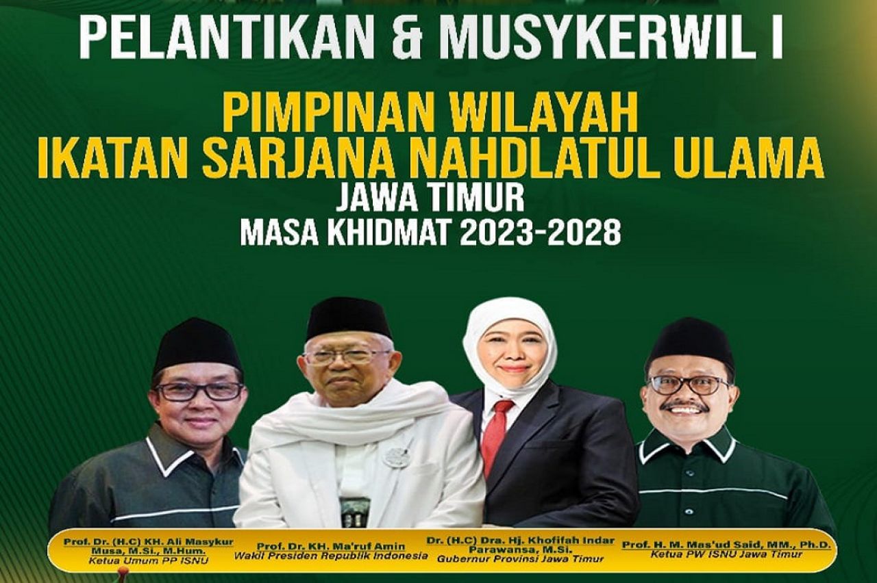 Wapres Siap Hadiri Pelantikan PW ISNU Jatim