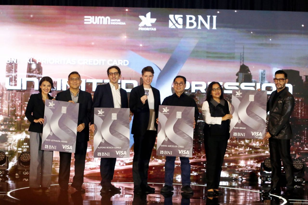 Luncurkan Produk Produk Co-Branding Kartu Kredit BNI-XL Prioritas