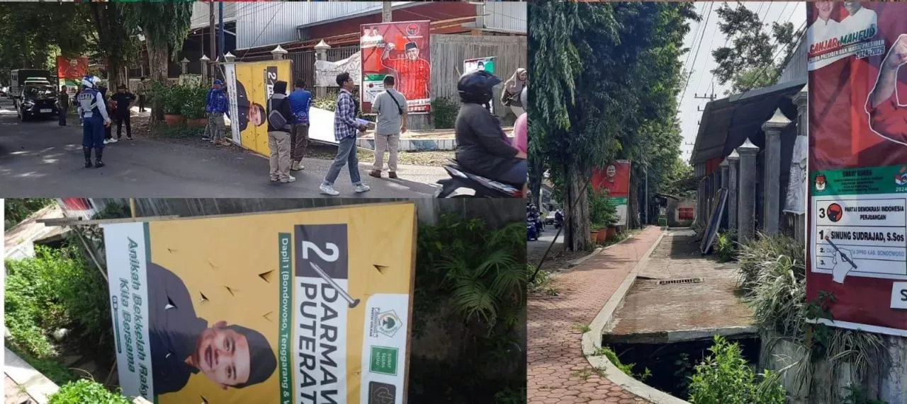 Penertiban APK BK di jalur Hijau, Bawaslu Bondowoso diminta tegakkan keadilan pemilu.