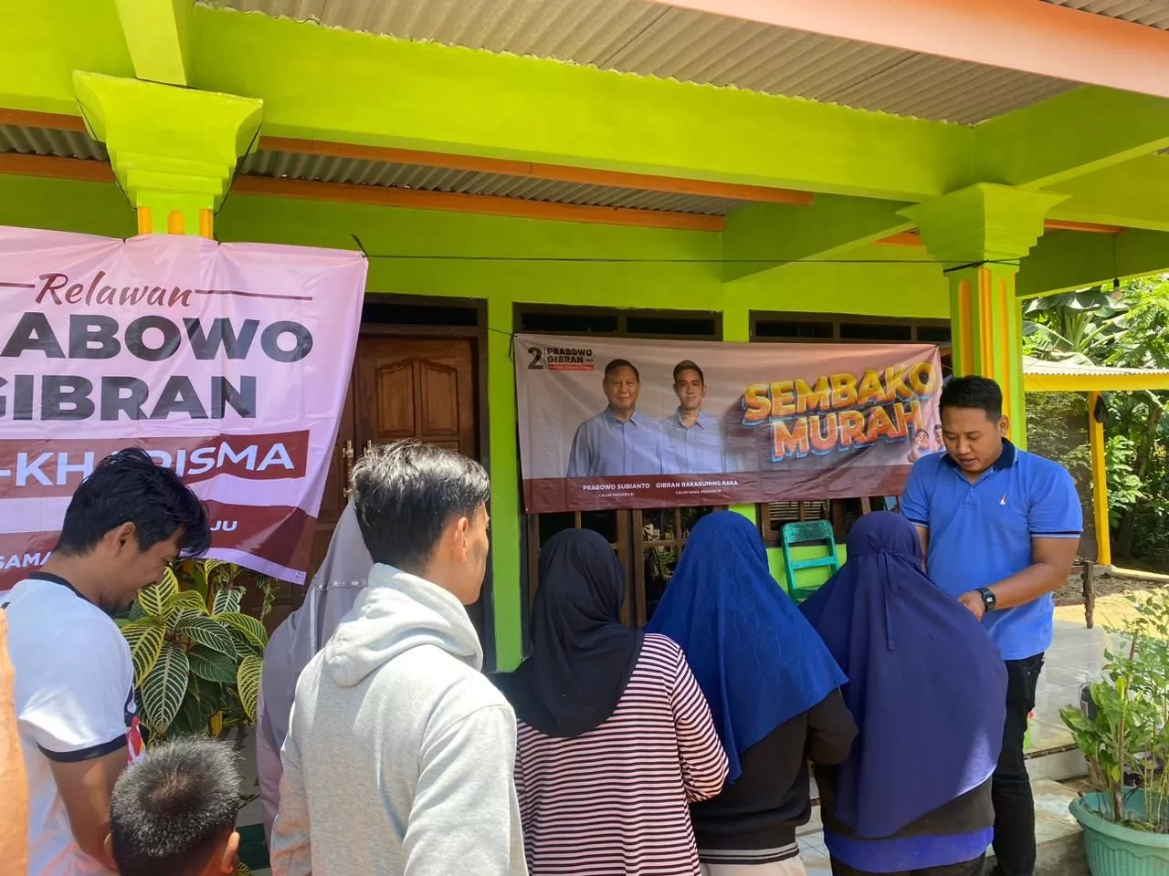 Gercep Relawan Prabowo-Gibran Berkharisma Sosialisasi di Pacitan