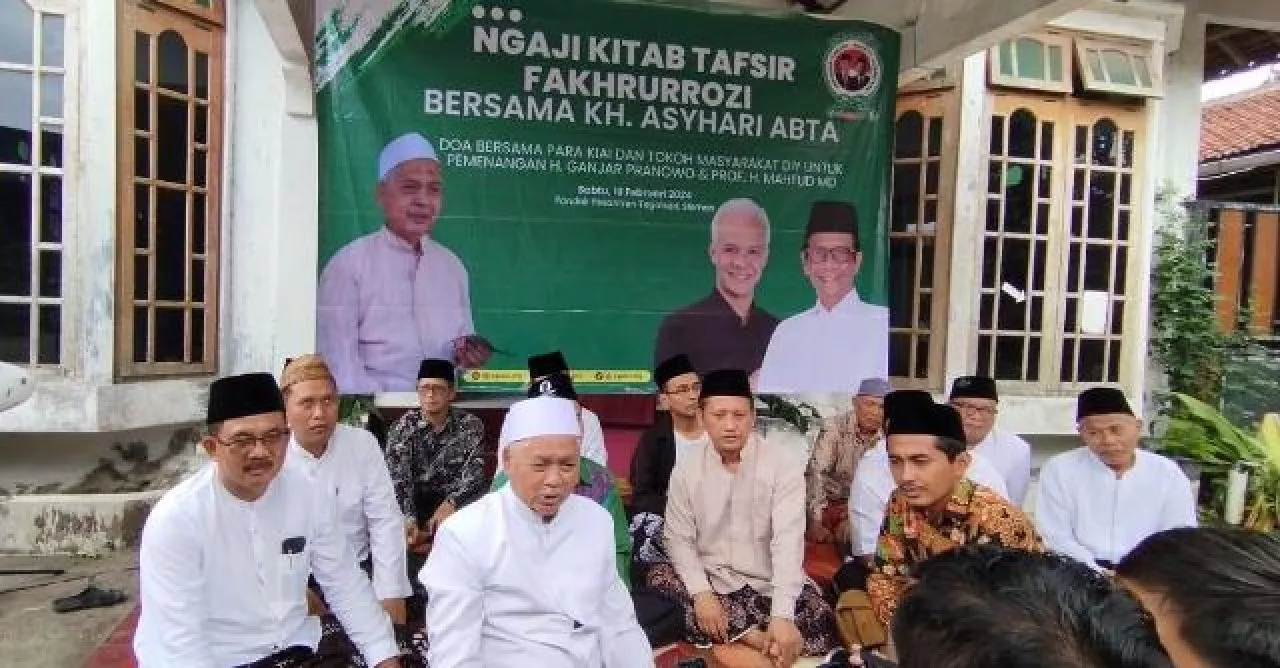 Doa Bersama Kemenangan Ganjar-Mahfud, Ini Pesan Mustasyar PWNU DIY