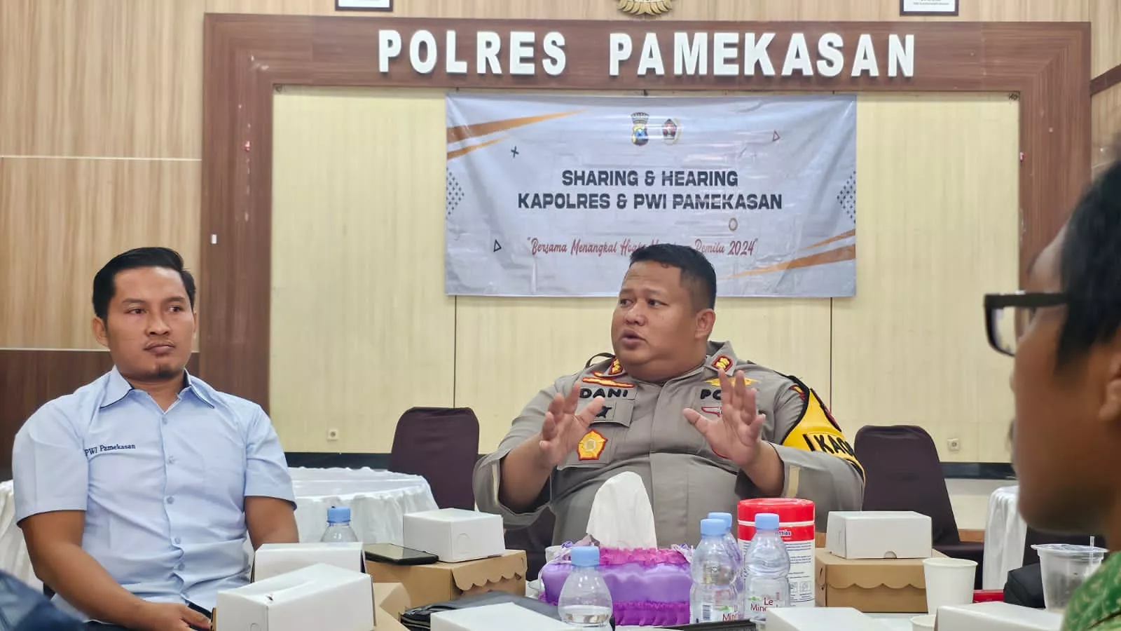 HPN 2024, Ketua PWI Pamekasan Ajak Kapolres Realisasikan MoU Kapolri dengan Dewan Pers