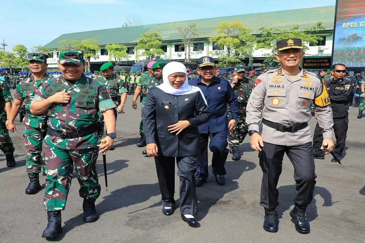 Gubernur Khofifah Tekankan Pentingnya Sinergi dan Kolaborasi Demi Wujudkan Pemilu Aman Dan Damai