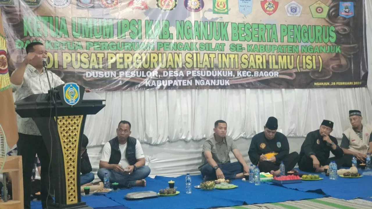 Silaturahmi IPSI Nganjuk Dengan Ketua Perguruan Pencak Silat se-Kabupaten Nganjuk