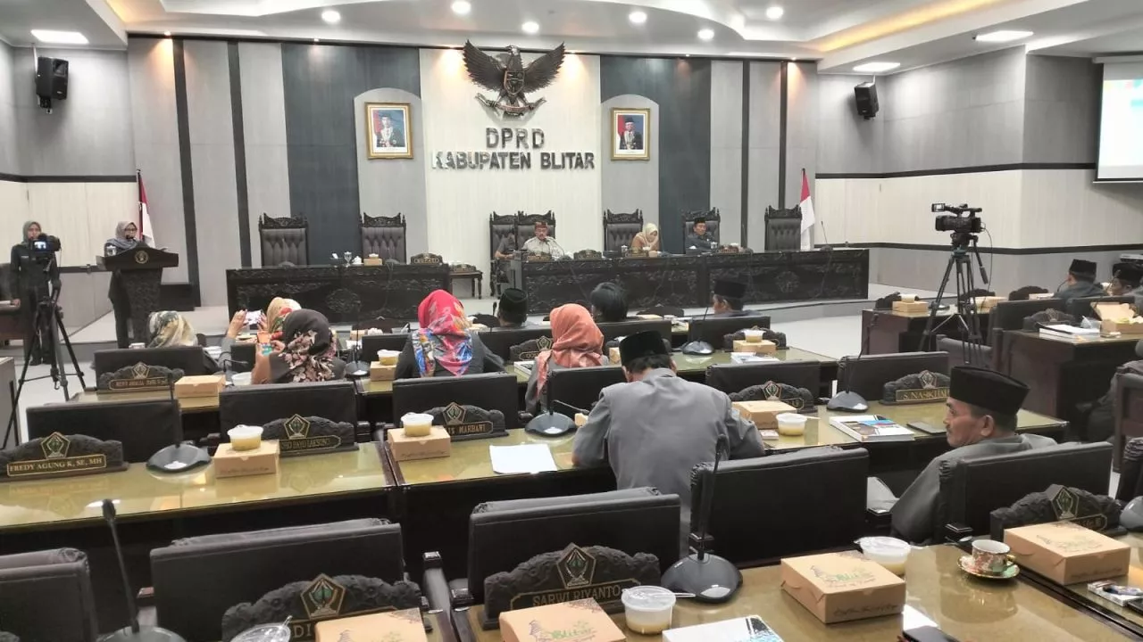 DPRD Kabupaten Blitar Paripurnakan LKPJ Bupati 2023