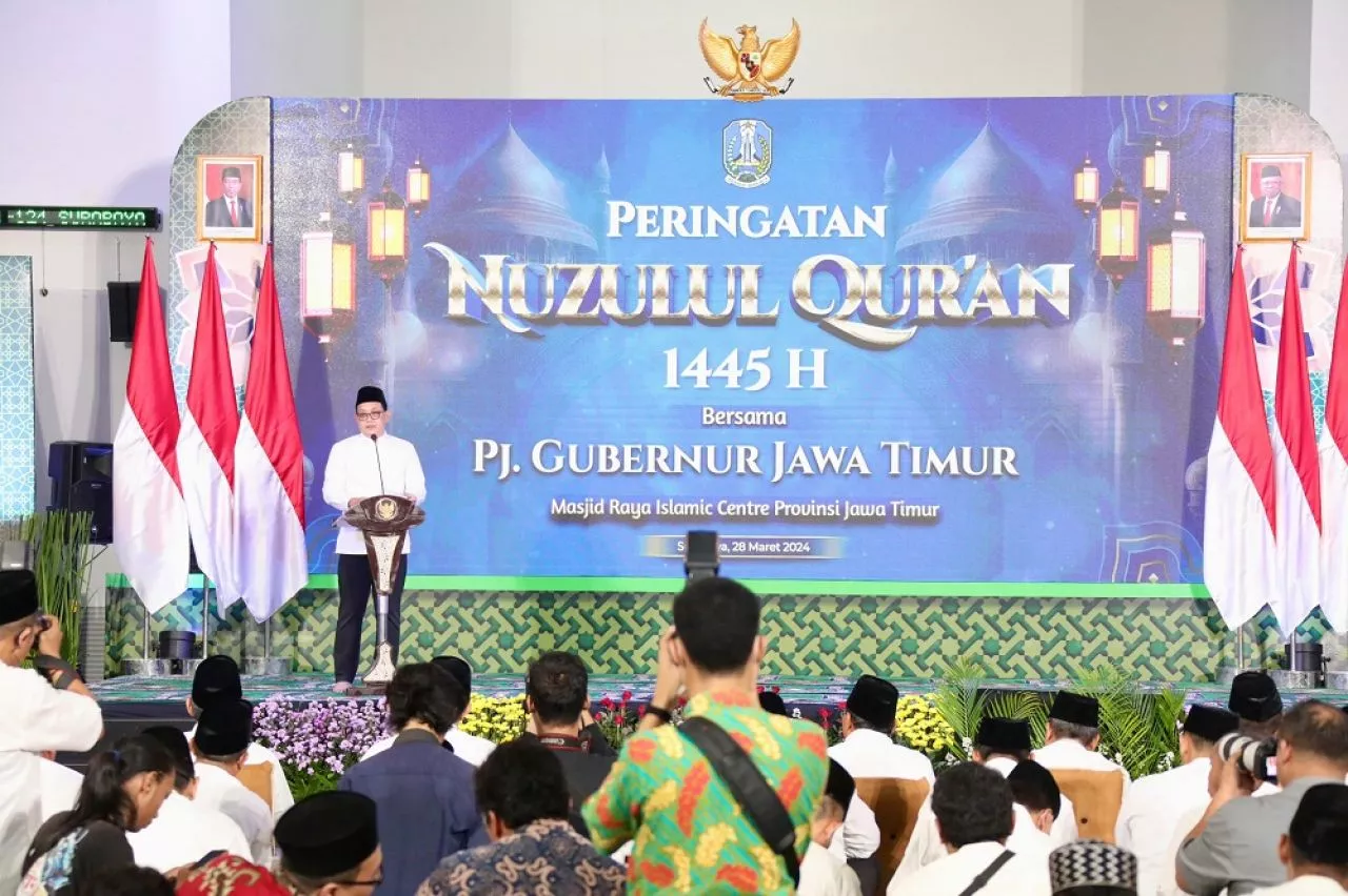Peringati Malam Nuzulul Qur'an, Pj. Gubernur Adhy Ajak ASN dan Masyarakat Giatkan Tadarus