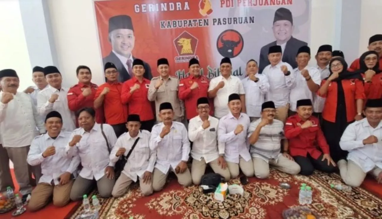 DPC Gerindra dan PDI-Perjuangan Bersatu dalam Mewujudkan Kabupaten Pasuruan yang Lebih Baik
