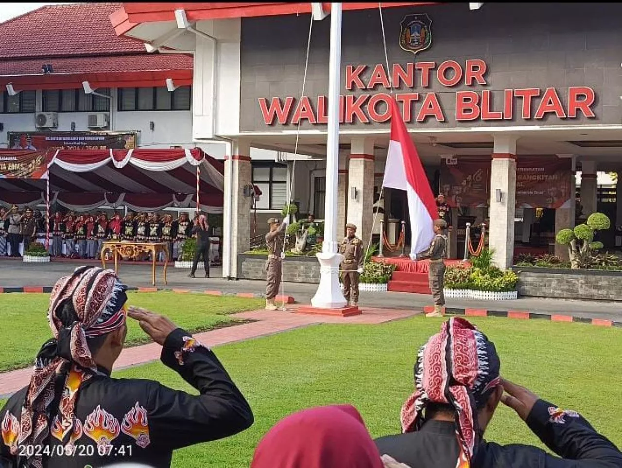 Upacara Peringatan Harkitnas ke-116 di Kota Blitar Berlangsung Khidmat