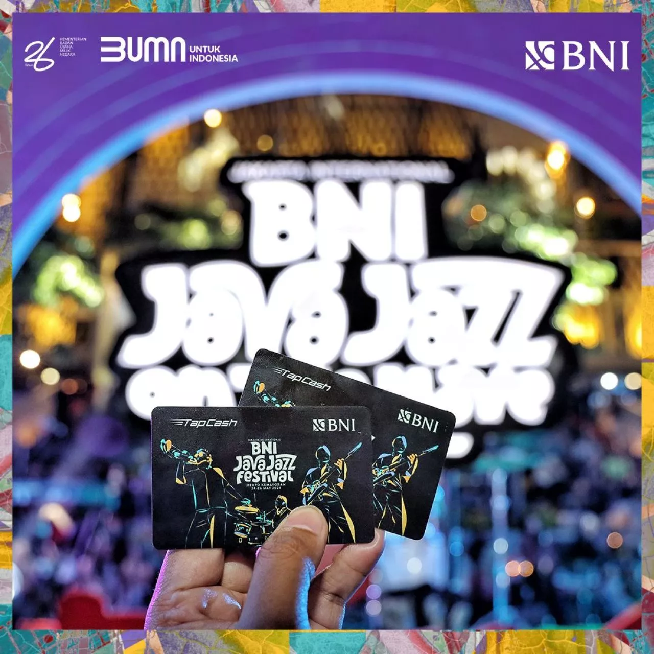 BNI Kawal Jakarta Internasional Java Jazz Festival 2024