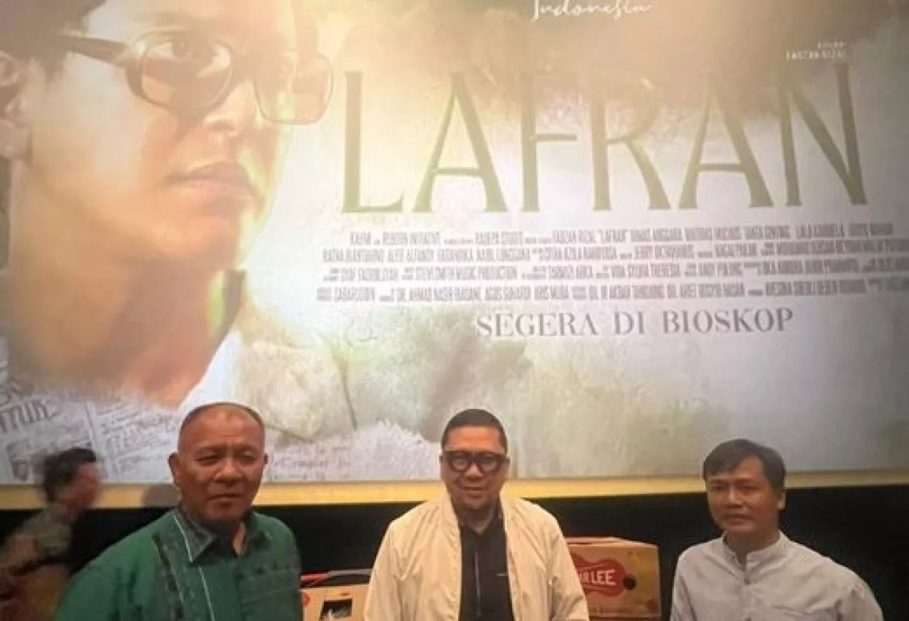 Seribuan Penonton Saksikan Film "Lafran: Saya Lillahi Ta’ala untuk Indonesia" di Bandar Lampung