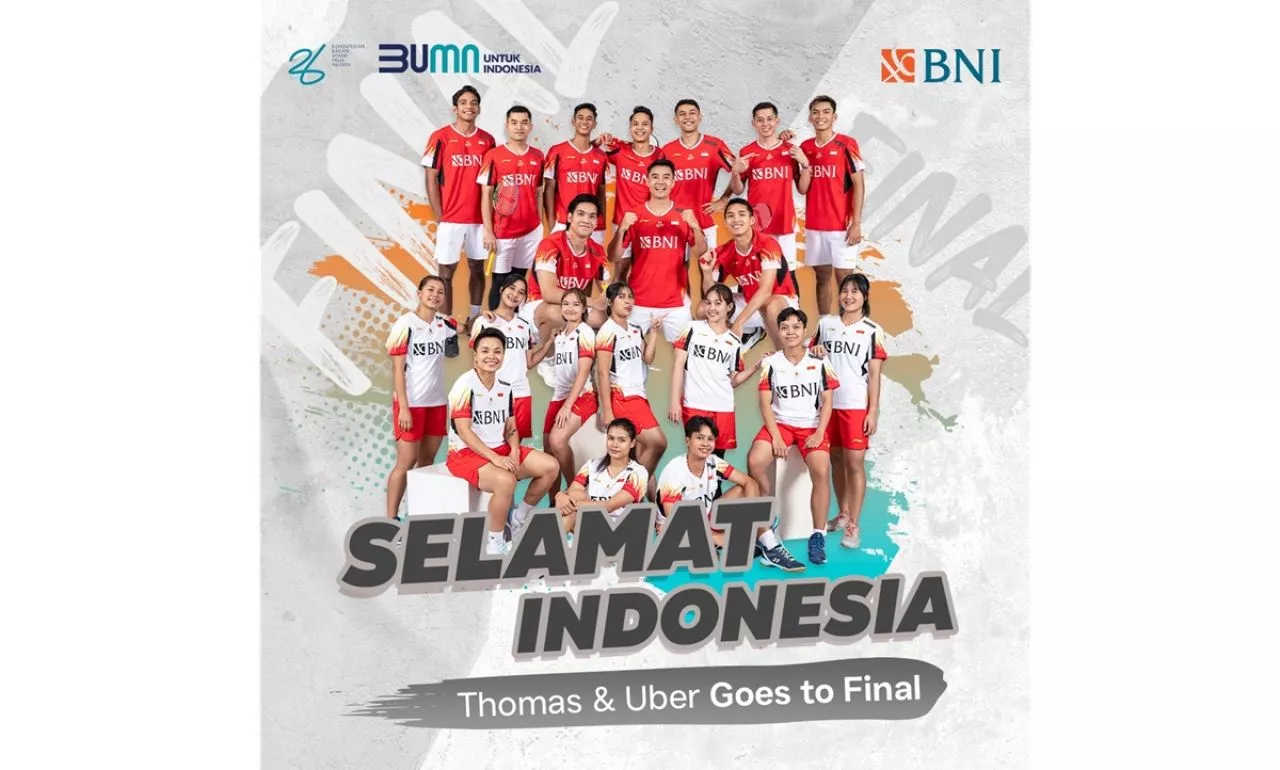 BNI Apresiasi Tim Thomas dan Uber Indonesia Yang Pantang Menyerah