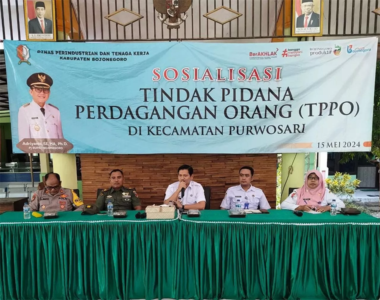Kantor Imigrasi Tanjung Perak Sosialisasi Pencegahan Tindak Pidana Perdagangan Orang di Bojonegoro