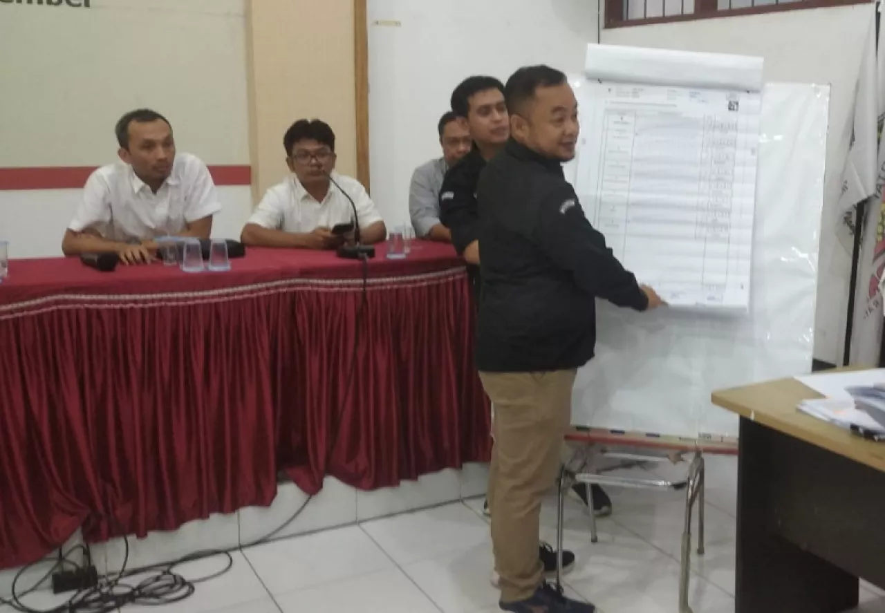 Pelaksanaan Putusan MK Saksi Demokrat Walk Out, Partai Nasdem Jember Dinyatakan Unggul 