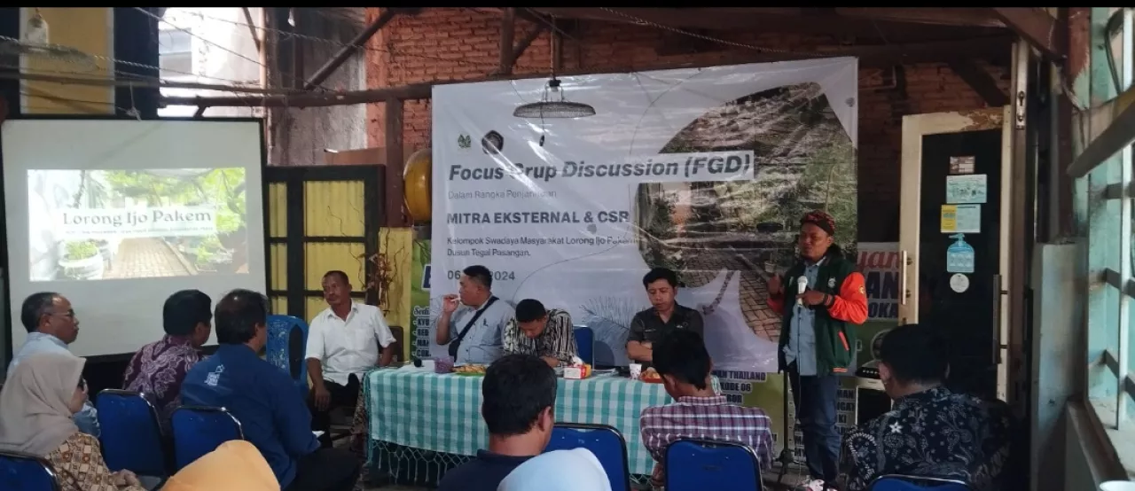Susun Grand Desain Ekoriparian Sungai Desa Pakiskembar, Gelar FGD Bareng Lintas OPD dan Pendamping Desa