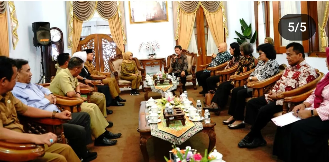 Bupati Blitar Terima Kunjungan Kerja Pj. Walikota Yogyakarta, Ini Agendanya