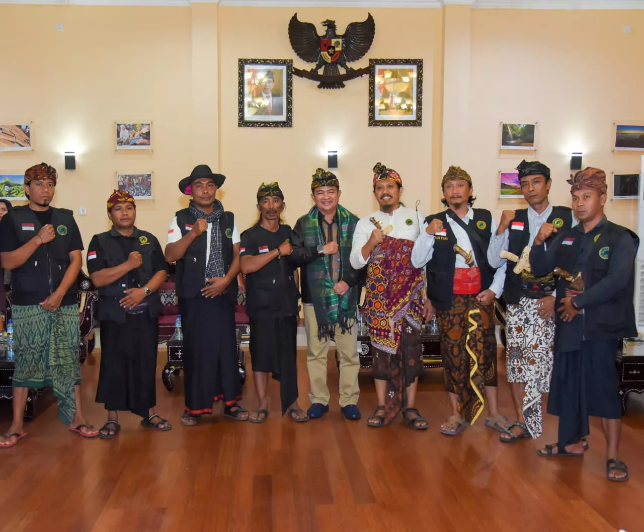 Ketua Umum dan Pengurus DPP Laskar Sasak Sambut Kedatangan PJ Gubernur NTB Mayjen TNI Hasanuddin