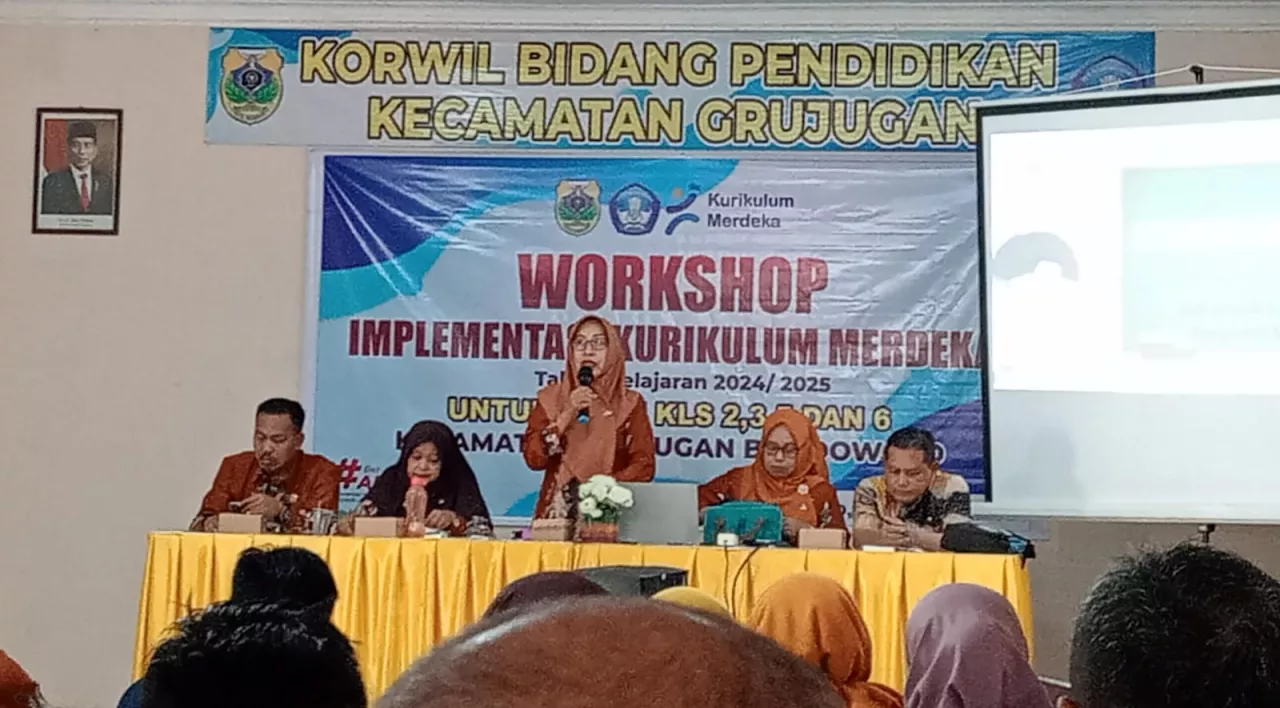 KKKS Grujukgan Bondowoso Laksanakan Workshop Kurikulum Merdeka