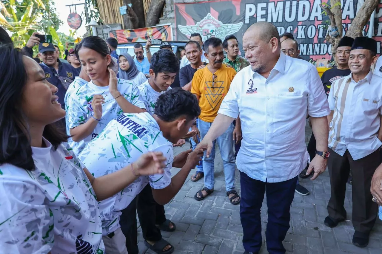LaNyalla Tinjau Pemusatan Atlet Muaythai PON Aceh-Sumut 2024