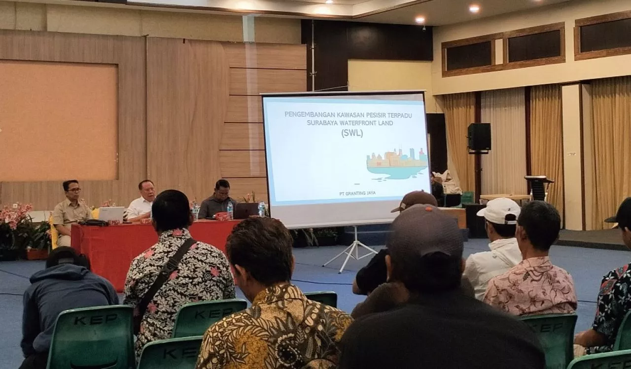 Sosialisasi Proyek Strategis Nasional Surabaya Waterfront Land Berlangsung Alot