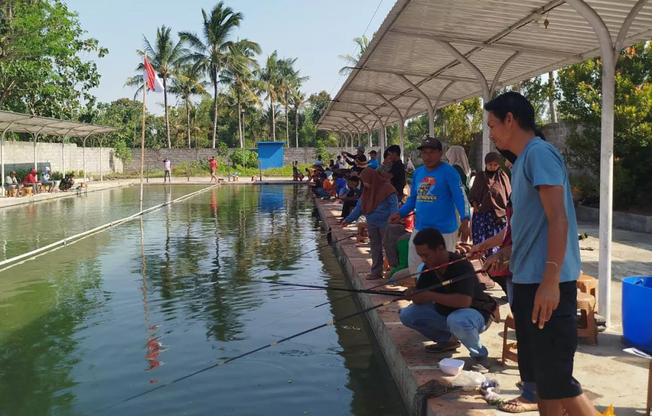 Mau Tahu Uniknya Lomba Mancing di  Desa Pejaten Bondowoso 